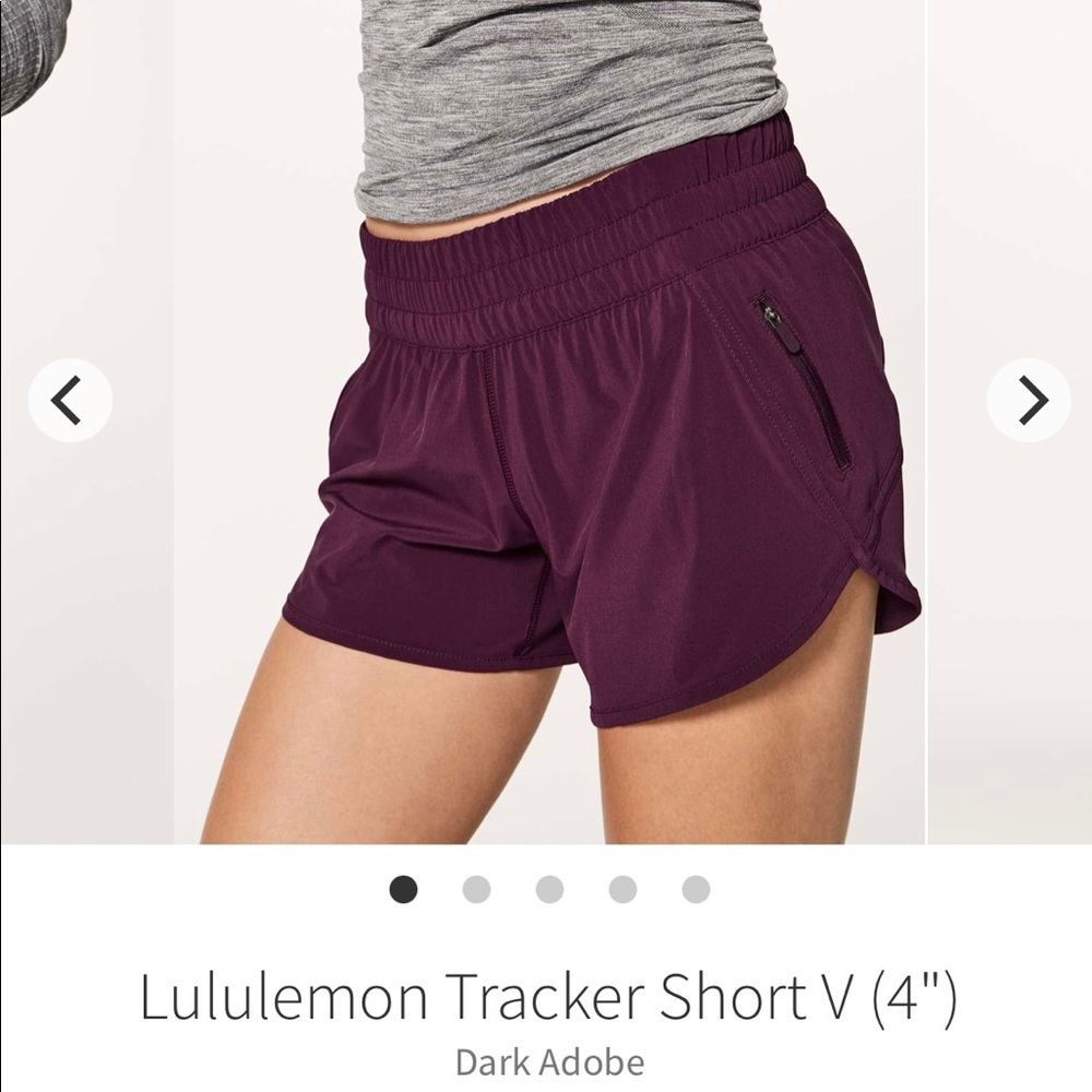 Lululemon Tracker V short size 6